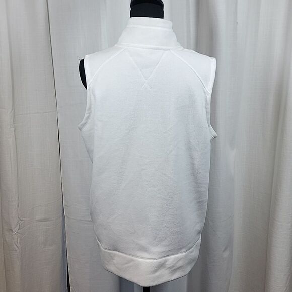 Tommy Hilfiger Sport White Fleece Vest - Picture 9 of 15